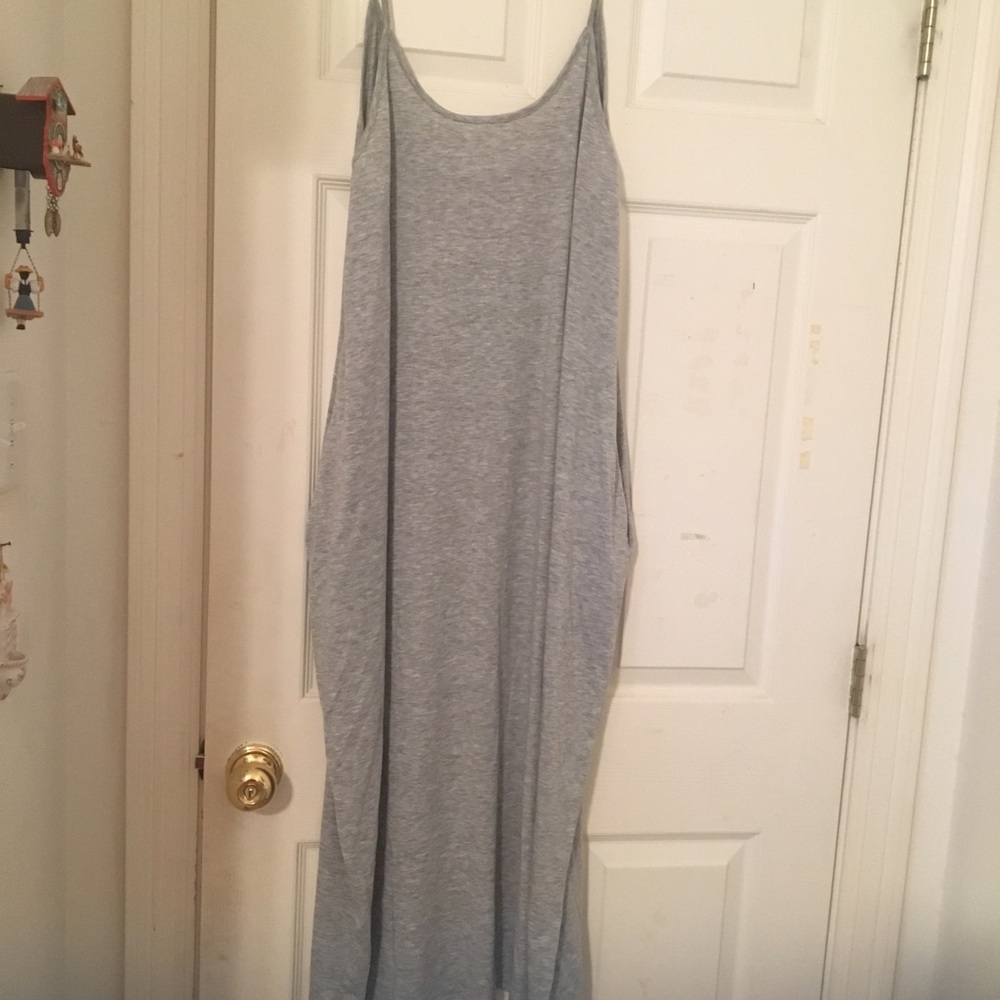Grey maxi dress